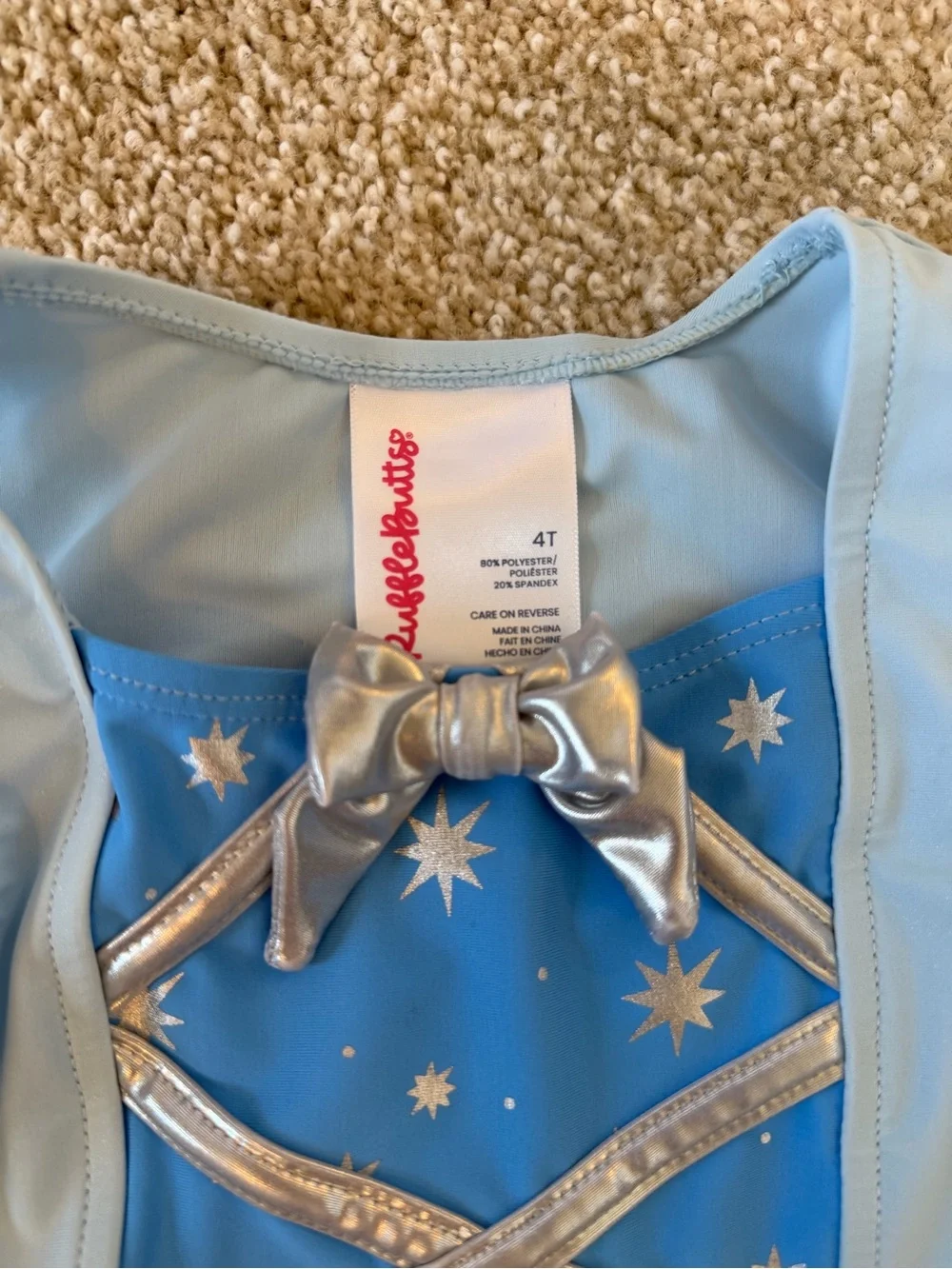 Ruffle Butts Light Blue Star Dance active Set